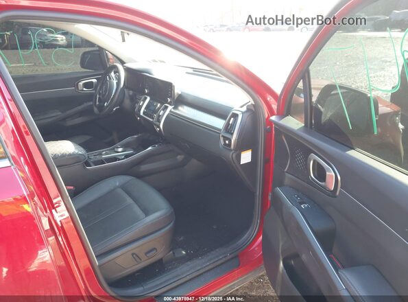 KNDRHDLG7P5176301 2023 KIA SORENTO HYBRID Red Vista interior delantera