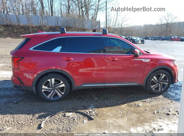 KNDRHDLG7P5176301 2023 KIA SORENTO HYBRID Red Vista del cuadro de instrumentos