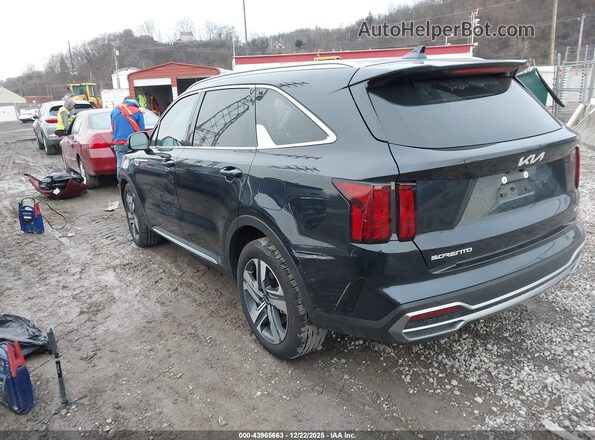 KNDRKDLG8P5220193 2023 KIA SORENTO HYBRID Black Rear left