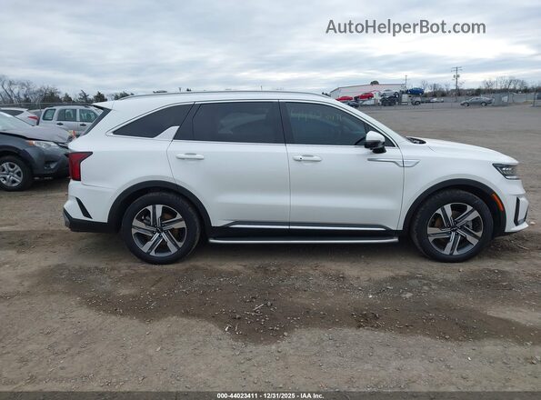 KNDRKDLGXP5204058 2023 KIA SORENTO HYBRID White უკანა სალონის ხედი