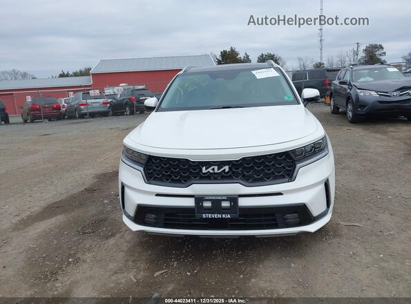 KNDRKDLGXP5204058 2023 KIA SORENTO HYBRID White ხელსაწყოთა პანელის ხედი