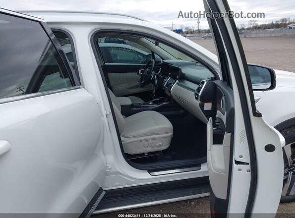 KNDRKDLGXP5204058 2023 KIA SORENTO HYBRID White წინა სალონის ხედი