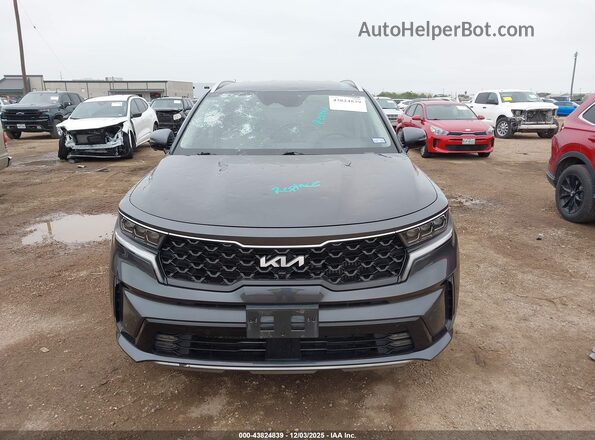 KNDRMDLH8N5118876 2022 KIA SORENTO PLUG-IN HYBRID Gray ხელსაწყოთა პანელის ხედი