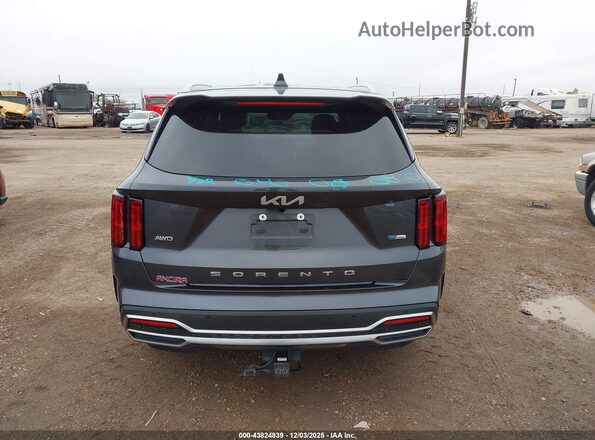 KNDRMDLH8N5118876 2022 KIA SORENTO PLUG-IN HYBRID Gray 
