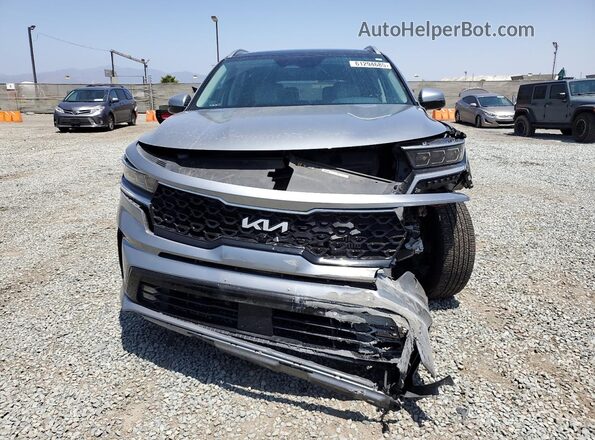 KNDRMDLHXN5123285 2022 KIA SORENTO Gray Vista frontal