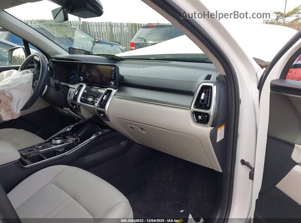 KNDRMDLHXP5195025 2023 KIA SORENTO PLUG-IN HYBRID White წინა სალონის ხედი