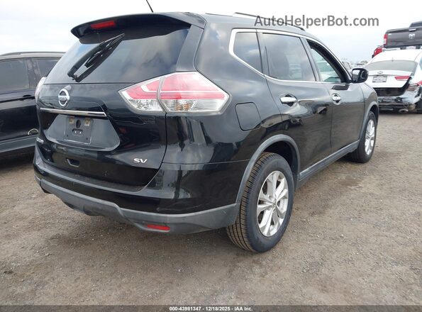 KNMAT2MT5GP698229 2016 NISSAN ROGUE Black უკანა მარჯვენა