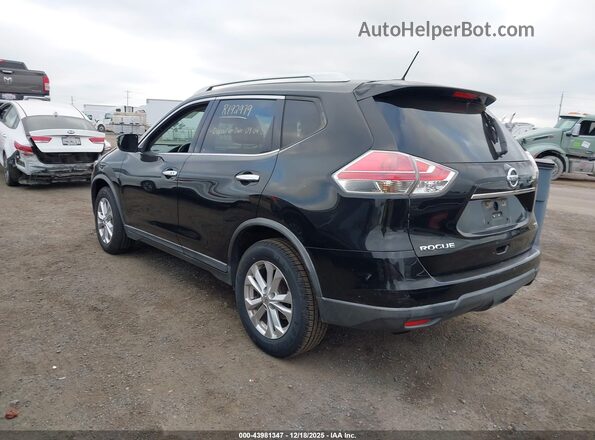 KNMAT2MT5GP698229 2016 NISSAN ROGUE Black უკანა მარცხენა