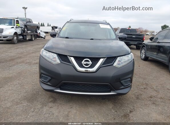 KNMAT2MT5GP698229 2016 NISSAN ROGUE Black ხელსაწყოთა პანელის ხედი