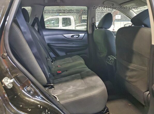 KNMAT2MV6GP660784 2016 NISSAN ROGUE Black Вид задньої частини салону