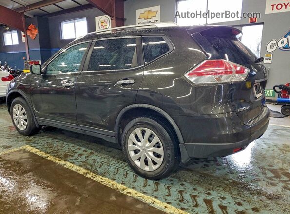 KNMAT2MV6GP660784 2016 NISSAN ROGUE Black Задня ліва чверть