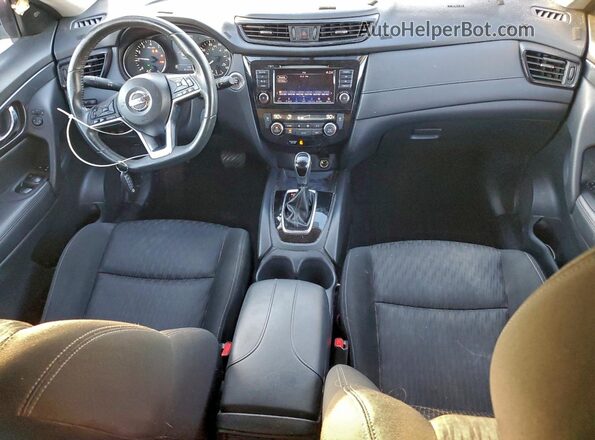 KNMAT2MV6JP528227 2018 NISSAN ROGUE Black Вид панелі приладів