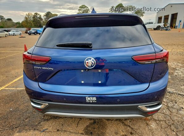LRBAZLR47ND123648 2022 BUICK ENVISION Blue Widok z tyłu