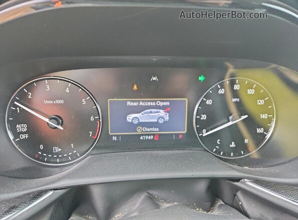 LRBAZLR47ND123648 2022 BUICK ENVISION Blue Widok zestawu wskaźników
