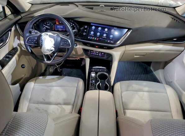 LRBAZLR4XMD081068 2021 BUICK ENVISION White წინა პანელის ხედი