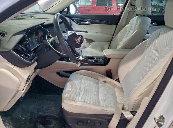 LRBAZLR4XMD081068 2021 BUICK ENVISION White წინა სალონის ხედი