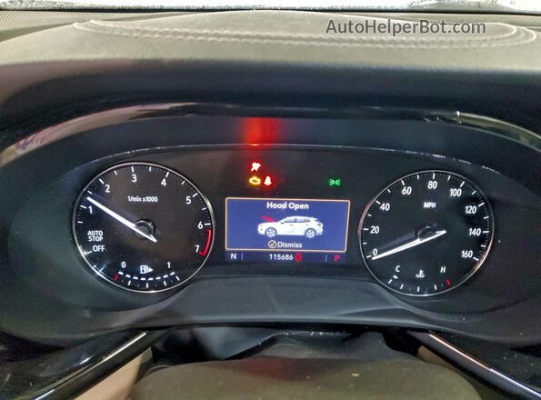 LRBAZLR4XMD081068 2021 BUICK ENVISION White ხელსაწყოთა პანელის ხედი