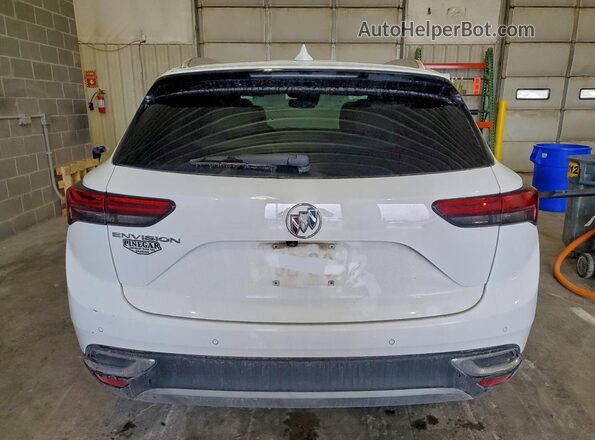 LRBAZLR4XMD081068 2021 BUICK ENVISION White უკანა ხედი