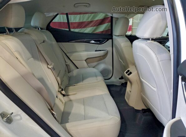LRBAZLR4XMD081068 2021 BUICK ENVISION White უკანა სავარძლების ხედი