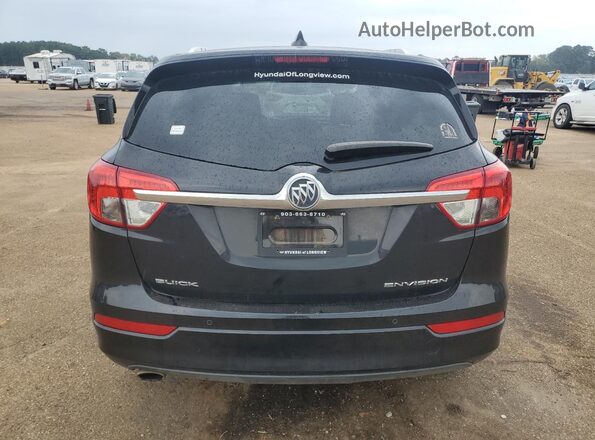 LRBFX1SA1JD006366 2018 BUICK ENVISION Black Widok z tyłu