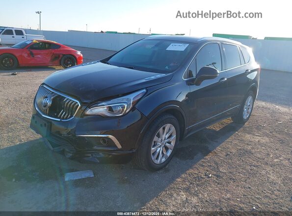 LRBFX1SA2JD010491 2018 BUICK ENVISION Black Передня ліва чверть
