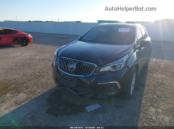 LRBFX1SA2JD010491 2018 BUICK ENVISION Black Вид спереду