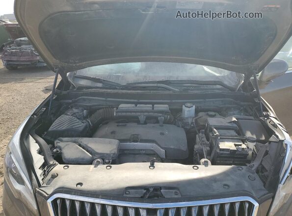 LRBFX2SA0JD009703 2018 BUICK ENVISION Gray ძრავის განყოფილების ხედი
