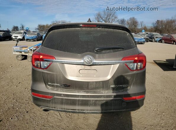LRBFX2SA0JD009703 2018 BUICK ENVISION Gray უკანა ხედი