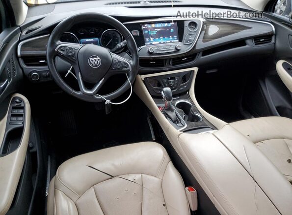 LRBFX2SA9LD109320 2020 BUICK ENVISION Черный Вид панели приборов