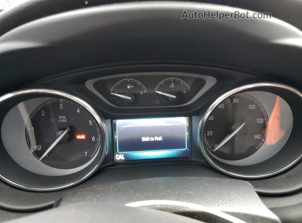 LRBFX2SA9LD109320 2020 BUICK ENVISION Черный Вид щитка приборов