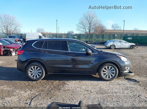 LRBFXCSA0LD179620 2020 BUICK ENVISION Черный Вид задней части салона