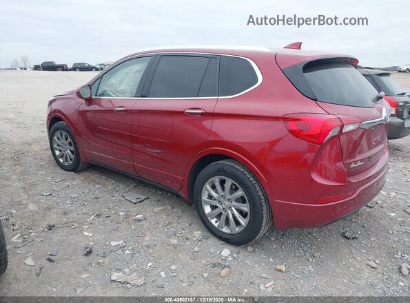 LRBFXCSA2LD112257 2020 BUICK ENVISION Maroon Tył lewy