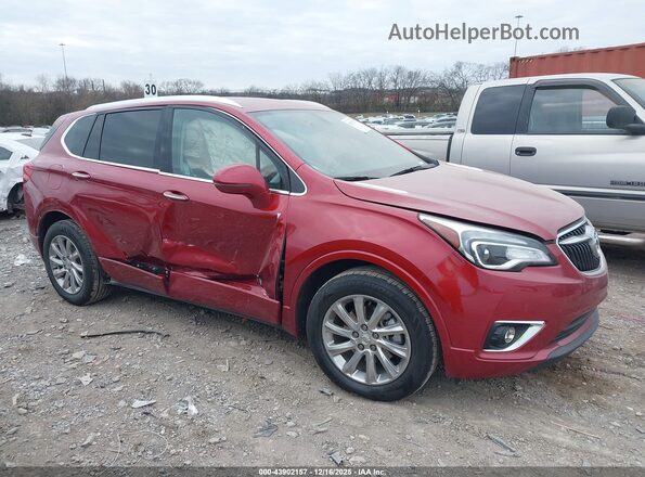 LRBFXCSA2LD112257 2020 BUICK ENVISION Maroon Widok wnętrza z tyłu