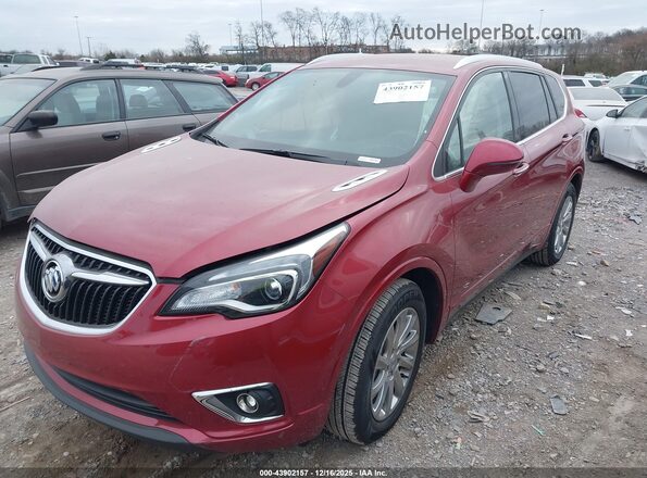 LRBFXCSA2LD112257 2020 BUICK ENVISION Maroon Przód lewy