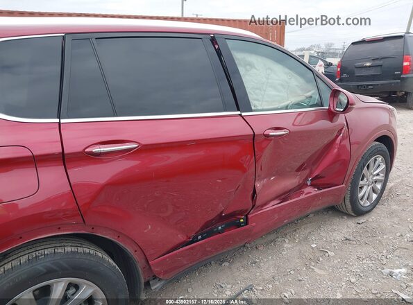 LRBFXCSA2LD112257 2020 BUICK ENVISION Maroon Widok z przodu