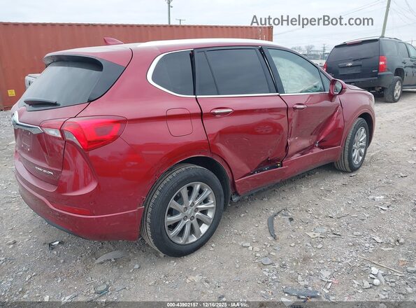 LRBFXCSA2LD112257 2020 BUICK ENVISION Maroon Tył prawy