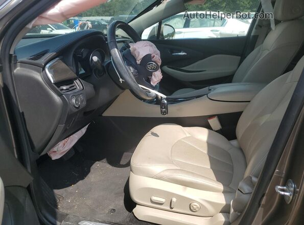 LRBFXCSA9KD023266 2019 BUICK ENVISION Brown Front interior view