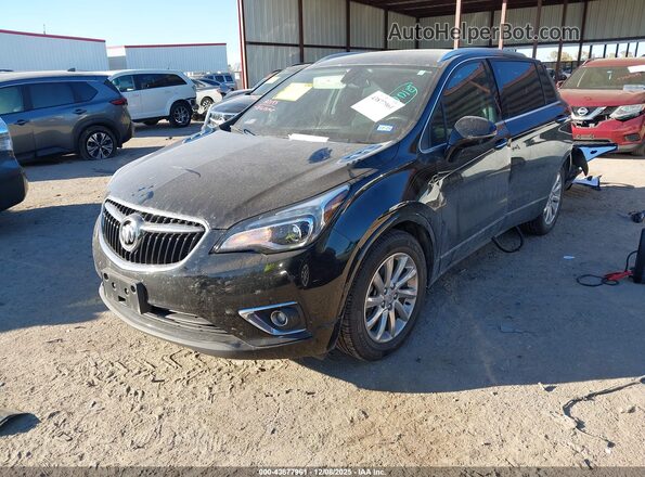 LRBFXCSAXLD230136 2020 BUICK ENVISION Black Передня ліва чверть
