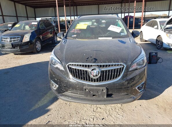 LRBFXCSAXLD230136 2020 BUICK ENVISION Black Вид задньої частини салону