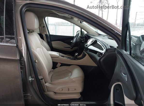 LRBFXESXXGD176164 2016 BUICK ENVISION Brown წინა სალონის ხედი