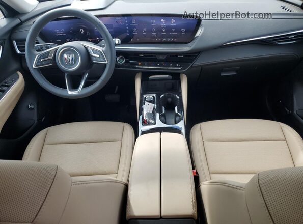 LRBFZKE48SD045141 2025 BUICK ENVISION Brown Widok deski rozdzielczej
