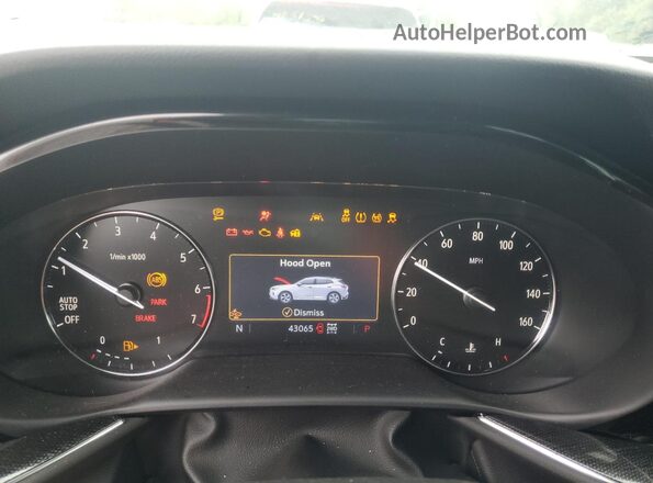 LRBFZMR44PD061544 2023 BUICK ENVISION Black Widok zestawu wskaźników