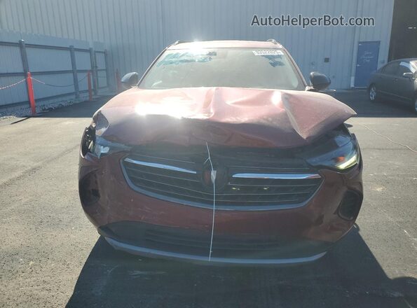 LRBFZNR40MD071974 2021 BUICK ENVISION Red Vista frontal