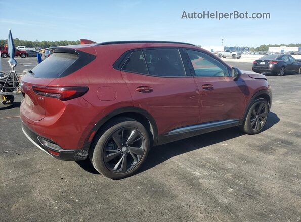 LRBFZNR40MD071974 2021 BUICK ENVISION Red Trasero derecho
