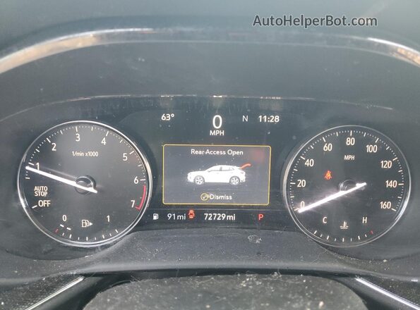 LRBFZNR40MD071974 2021 BUICK ENVISION Red Vista del cuadro de instrumentos