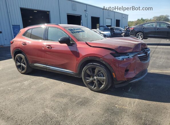LRBFZNR40MD071974 2021 BUICK ENVISION Red Delantero derecho
