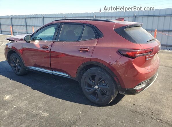 LRBFZNR40MD071974 2021 BUICK ENVISION Red Trasero izquierdo
