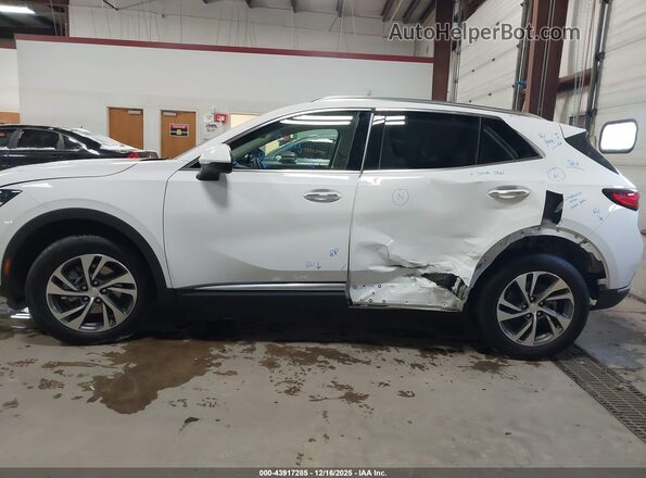 LRBFZNR45MD138102 2021 BUICK ENVISION White Սալոնի 360 աստիճան տեսք