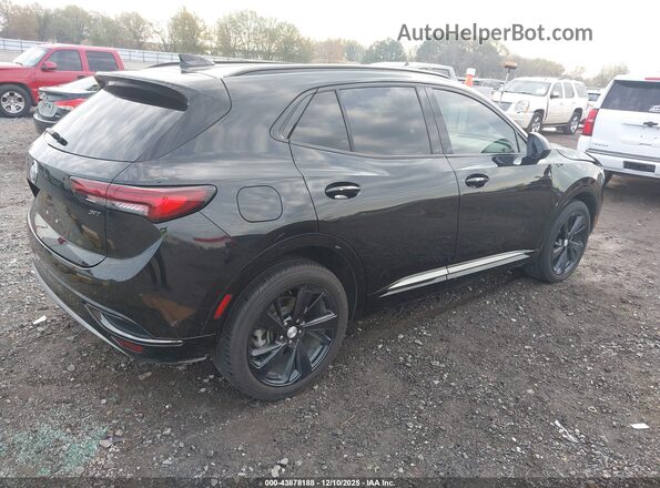 LRBFZNR47MD110625 2021 BUICK ENVISION Черный Задняя правая четверть