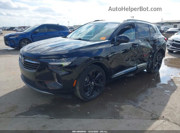 LRBFZNR49ND020703 2022 BUICK ENVISION Black Front left